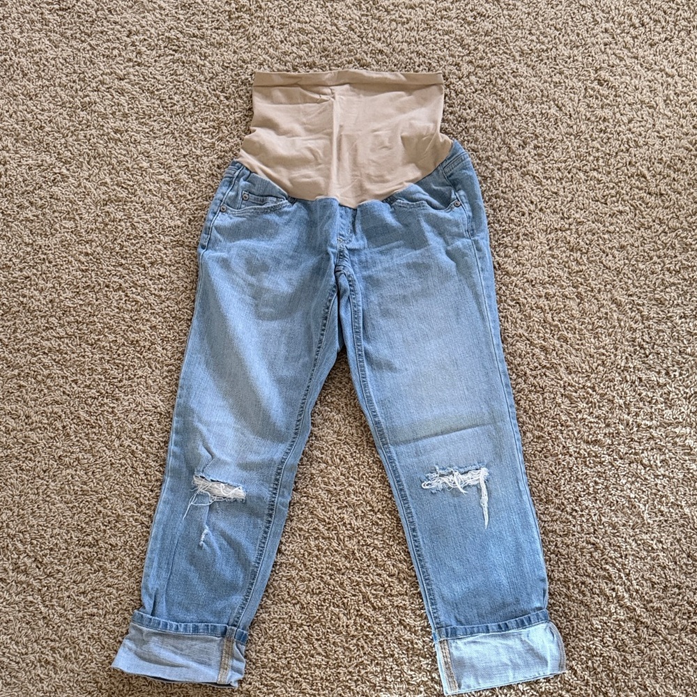Blue Maternity Jeans